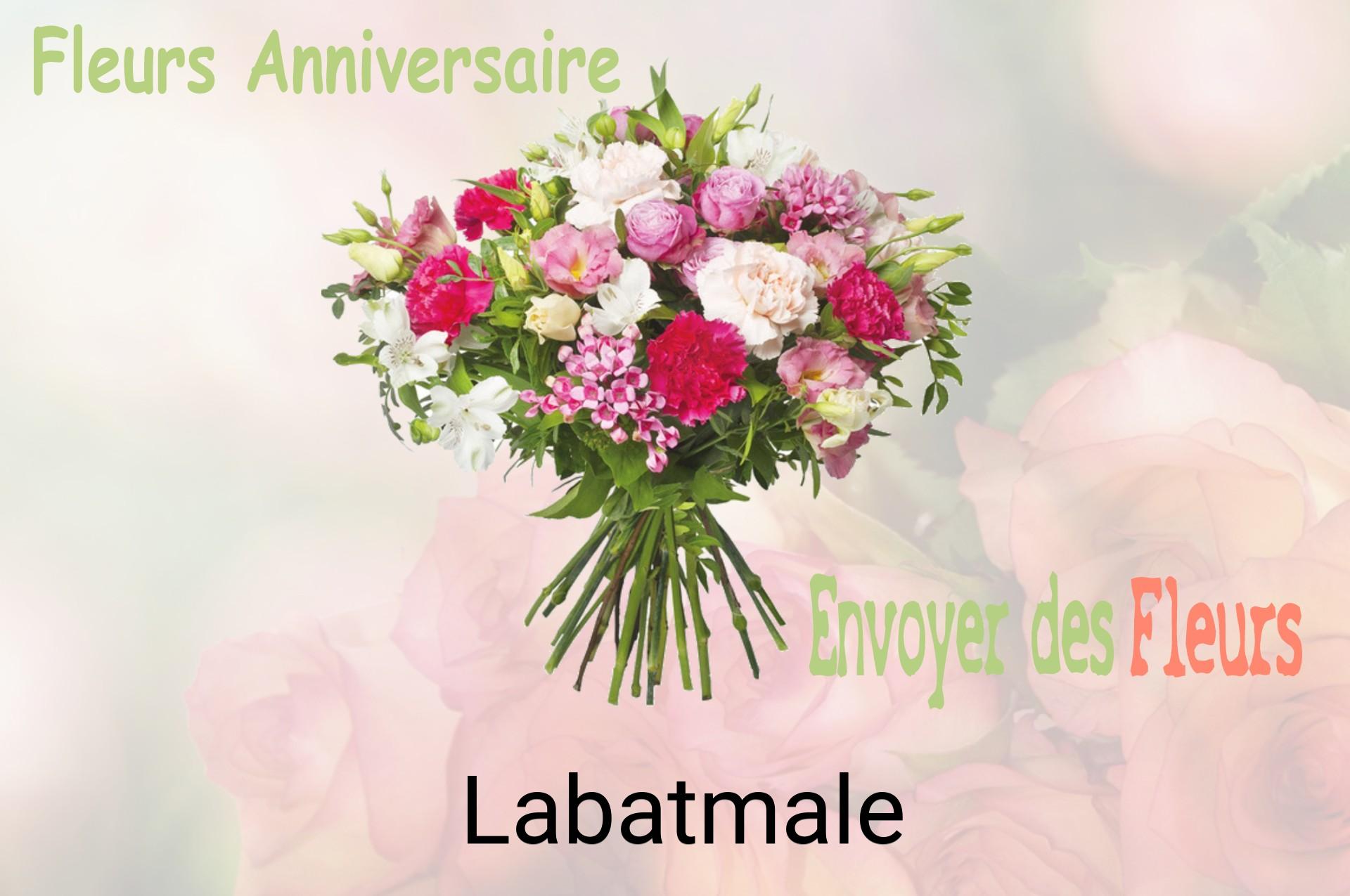 Bouquet de fleurs d’anniversaire livré à Labatmale