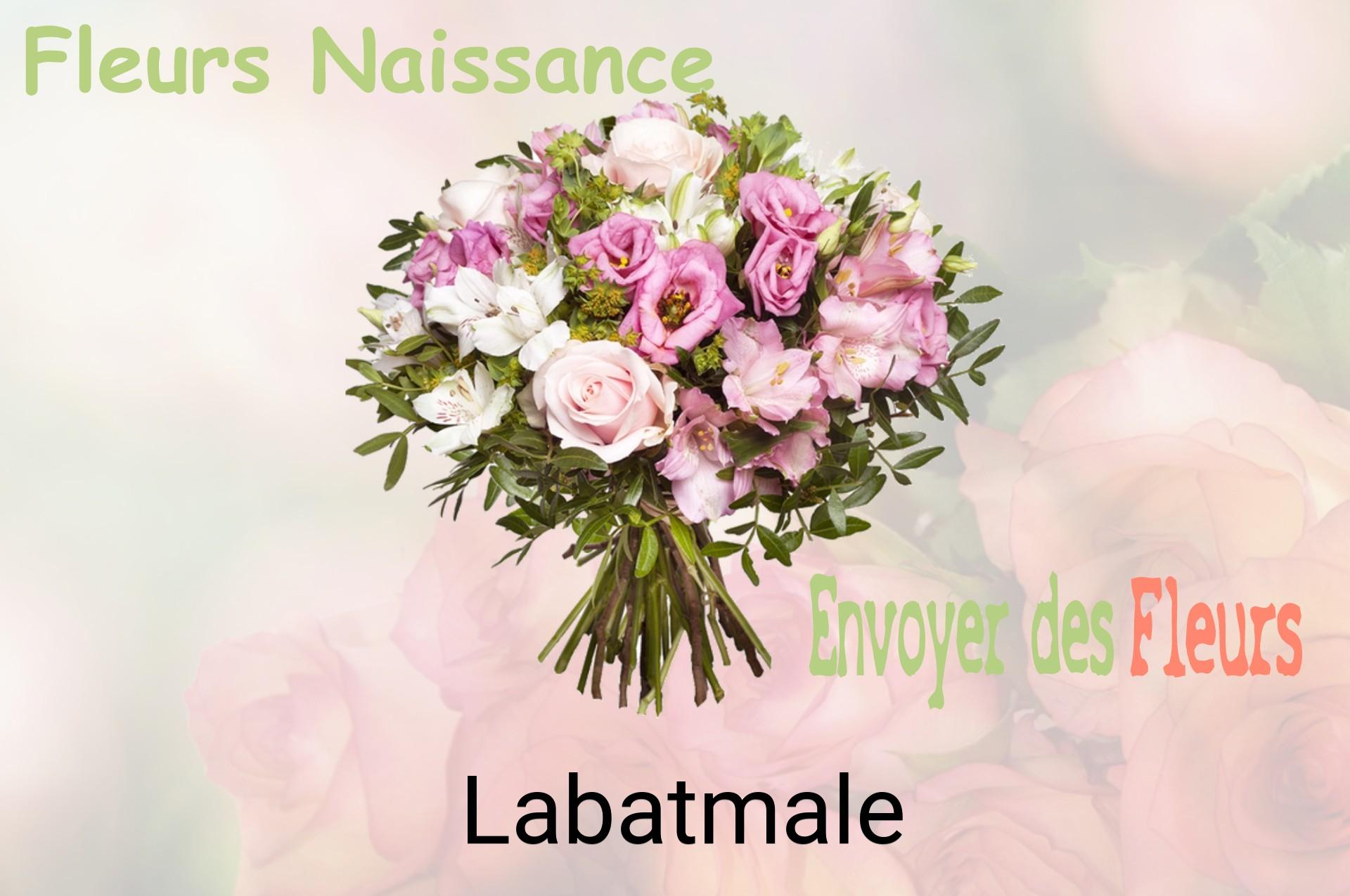 Bouquet de fleurs de naissance livré à Labatmale